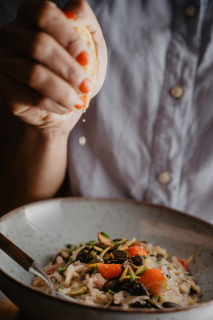 Spargel-Erdbeer-Risotto | CUDDLING CARROTS